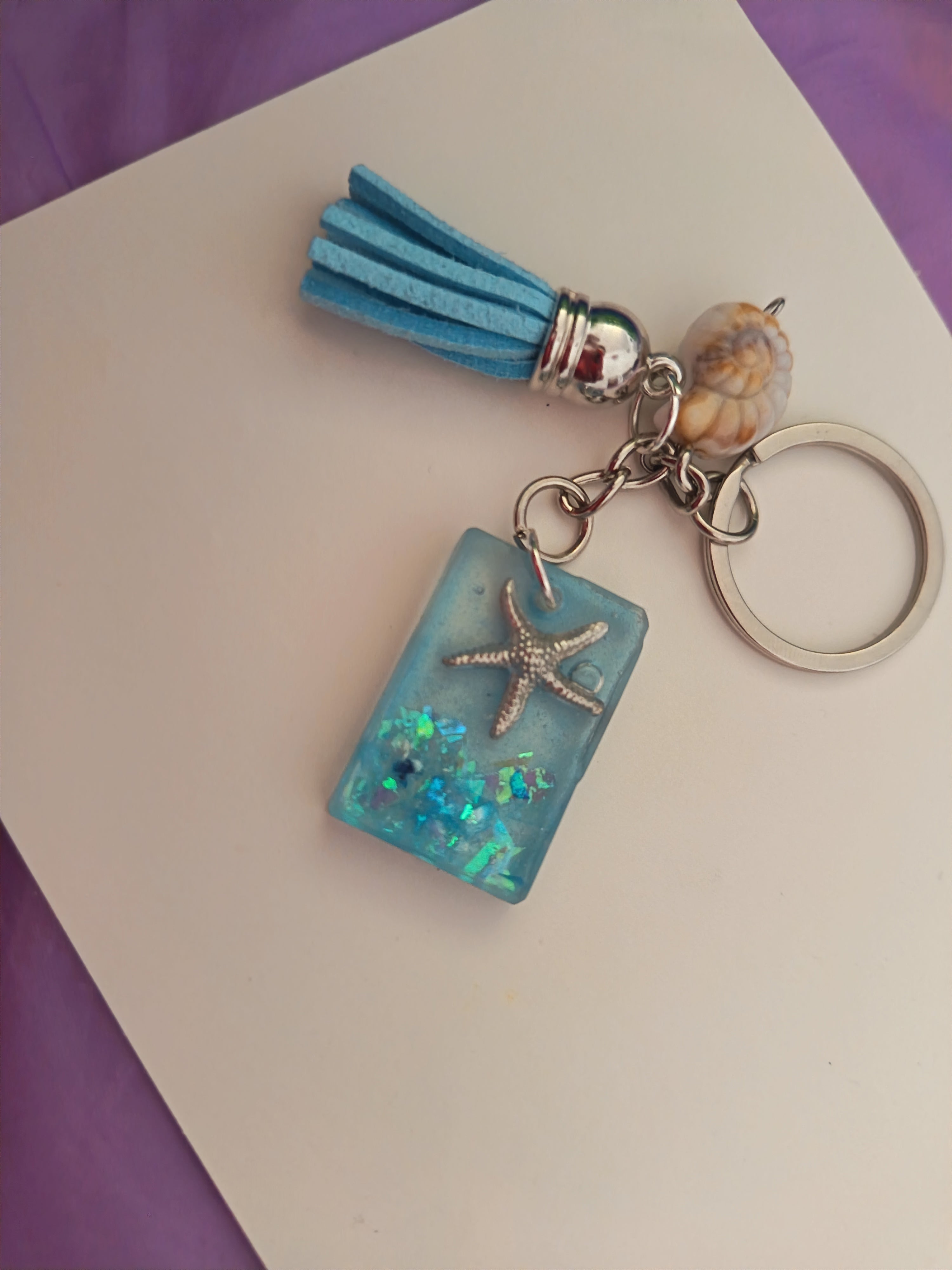 Epoxy Keychains -Ocean treasures